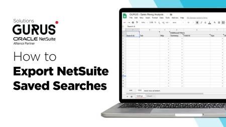 How to Export NetSuite Saved Searches to Google Sheets for Free